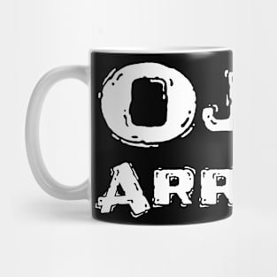 Ojos Arriba White Mug